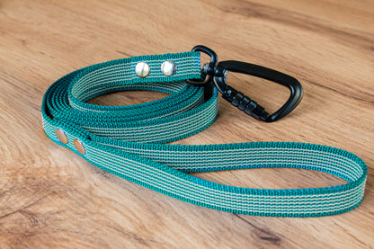 Kerosene Non-slip Dog Leash with Twist-Lock carabiner, 20 mm